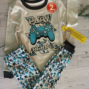 Kids Pajama Set - Gamer Theme | Highland Original | Size 4 | 2-Piece